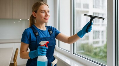 Servicio de limpieza de ventanas a domicilio en El Cabanyal