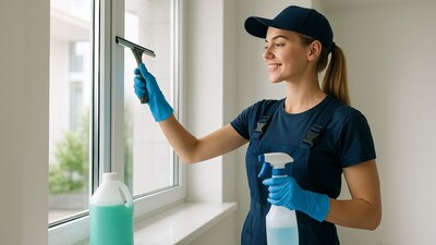 Servicio de limpieza de cristales en Monteolivete