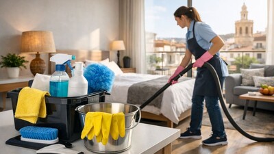 Limpieza de apartamentos turísticos en Valencia