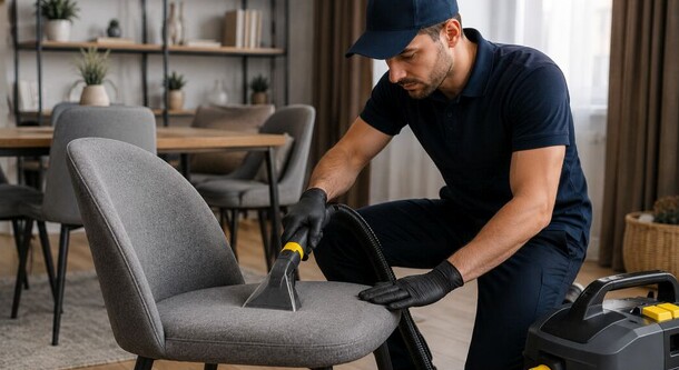 Limpieza profesional de sillas y sillones tapizados