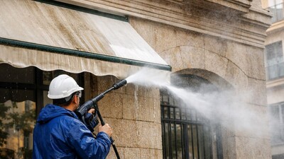 Limpieza de fachadas y toldos