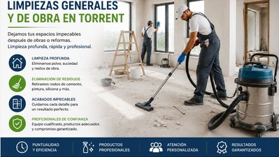 Limpiezas generales y de obra en Torrent