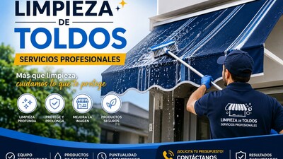 Limpieza de toldos: servicios profesionales