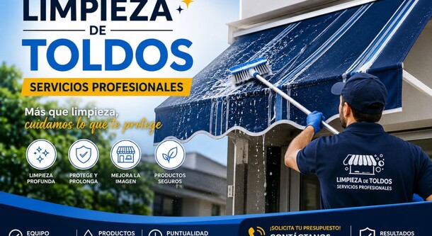 Limpieza de toldos: servicios profesionales